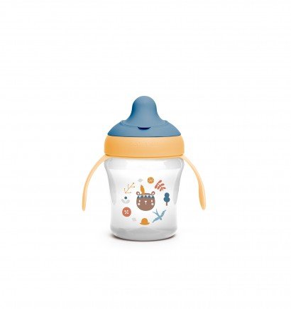 Suavinex Kubek do nauki picia 200 ml +6m zołty Forest
