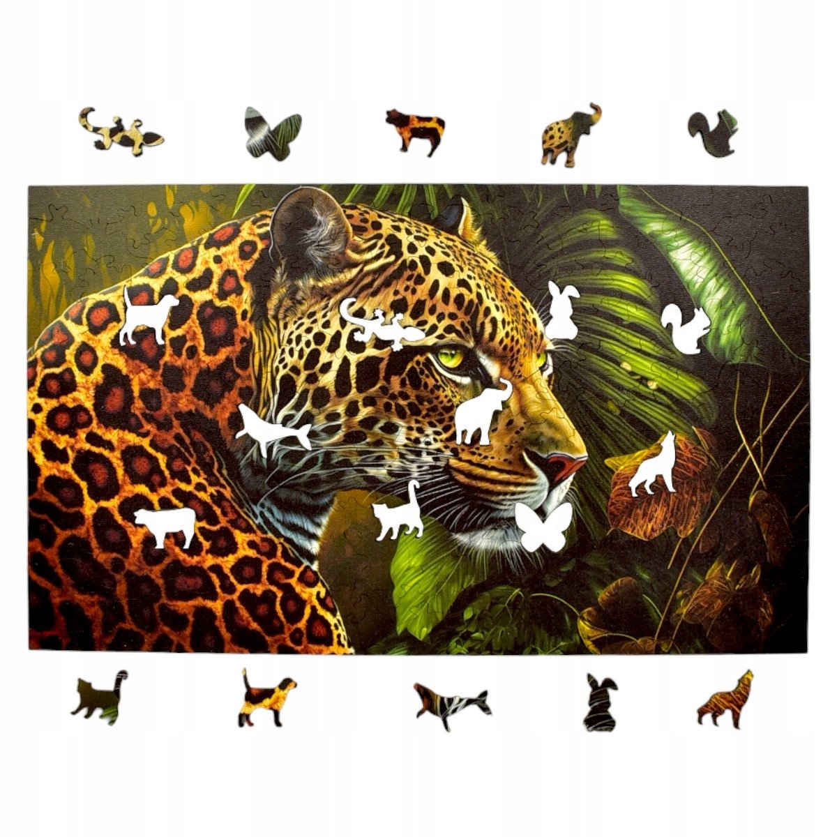 Puzzle Jaguar 160 elementów Układanka drewniana Mruu&Pruu