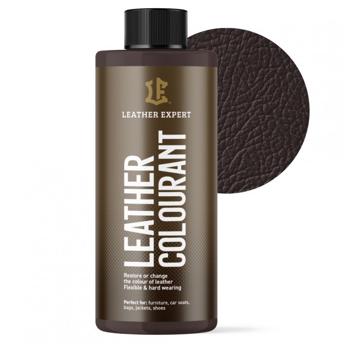 LEATHER EXPERT COLOURANT - DARK BROWN FARBA DO SKÓRY NATURALNEJ I DO EKOSKÓRY 500 ML LE-06-500C307
