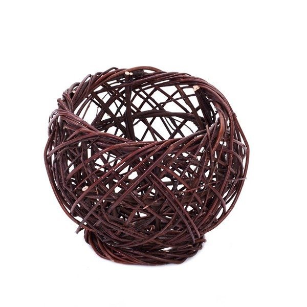 Wiklinowy kosz ogrodowy ŚWIECZNIK osłonka na doniczkę Ø30 H19 Ø20 H12 cm