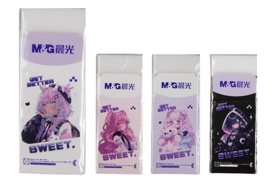 Gumka do ołówka Heart Lepas Anime M&G MIX