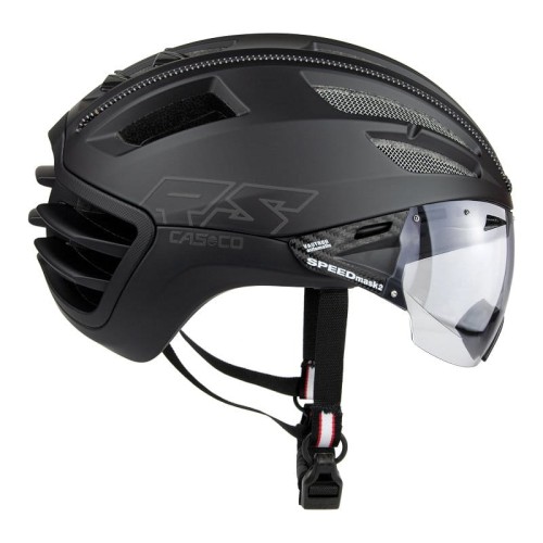 Kask rowerowy CASCO SPEEDairo 2 RS black mat L + szyba VAUTRON