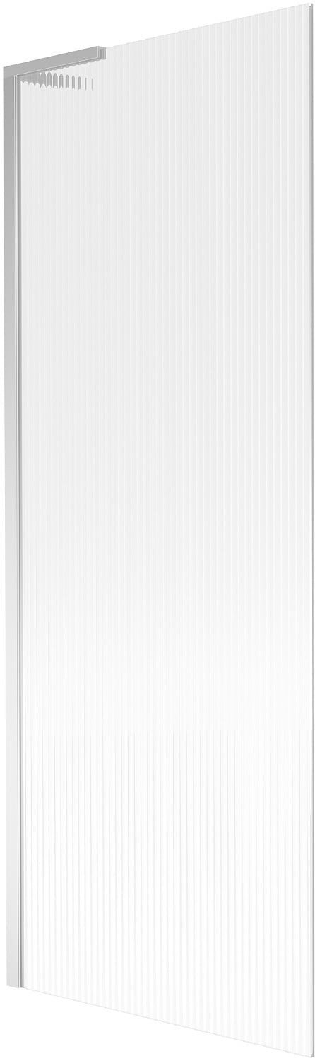 Mexen Next L parawan nawannowy 1-skrzydłowy 70 x 150 cm, prążki, chrom - 895-070-000-03-09-01