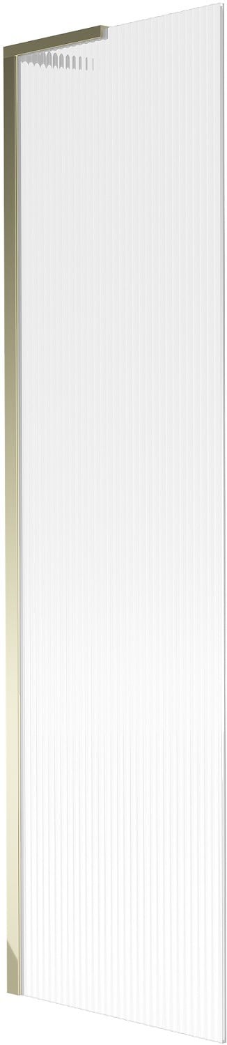 Mexen Next L parawan nawannowy 1-skrzydłowy 50 x 150 cm, prążki, złoty - 895-050-000-03-09-50