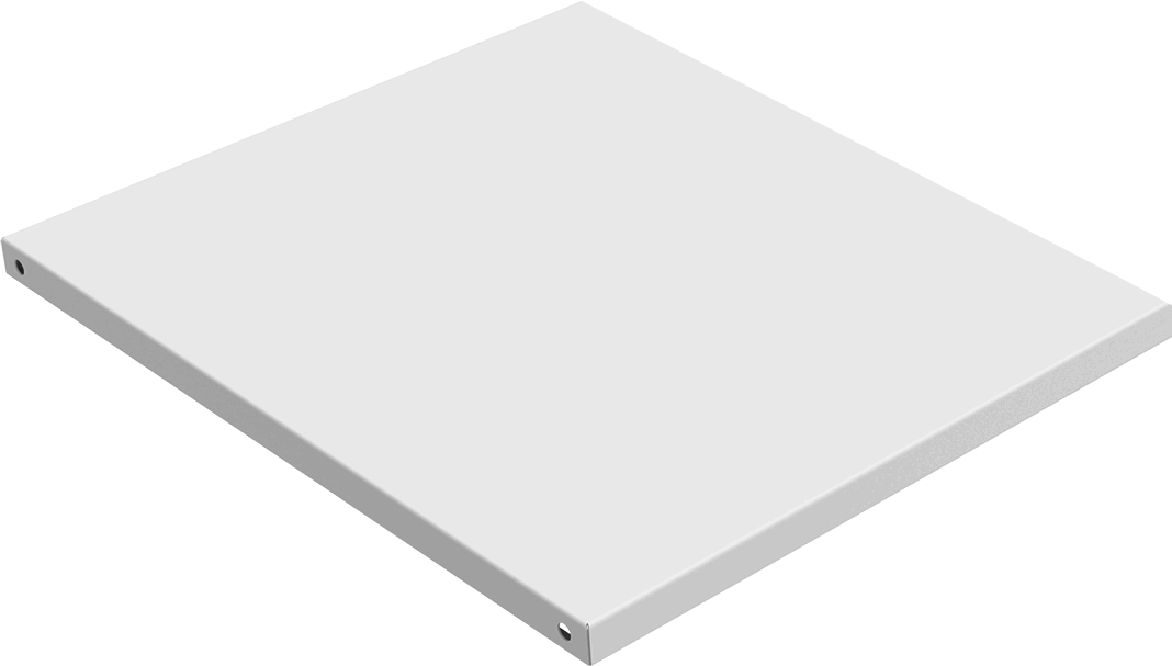 Półka do szaf warsztatowych na narzędzia, 450 x 450 mm, szary, 1 szt