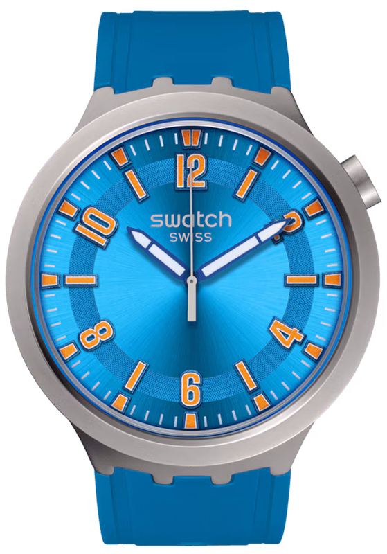 Zegarek Swatch SB07S115 BLUE IN THE WORKS