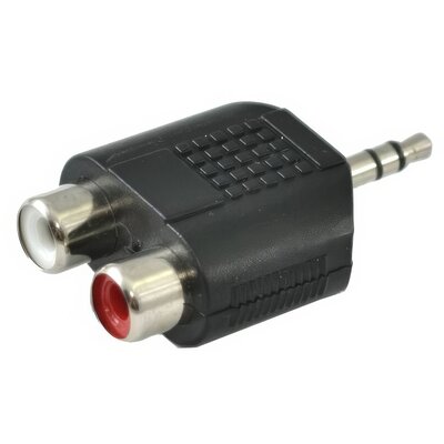 ‌SSQ HA6 - Adapter 2 x żeński RCA - Jack stereo 3.5mm ♦ 30 DNI NA ZWROT ♦ GWARANCJA DOOR-TO-DOOR ♦ SZYBKA WYSYŁKA