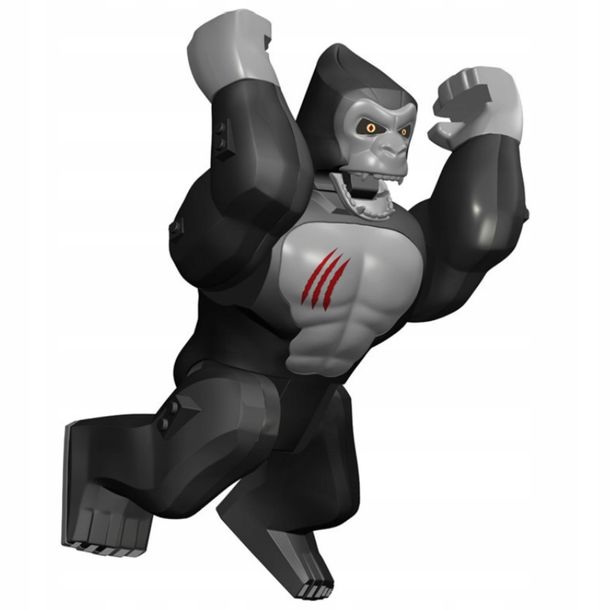 Ogromny GORYL klocki JURASSIC 21cm KIN KONG GORILLA