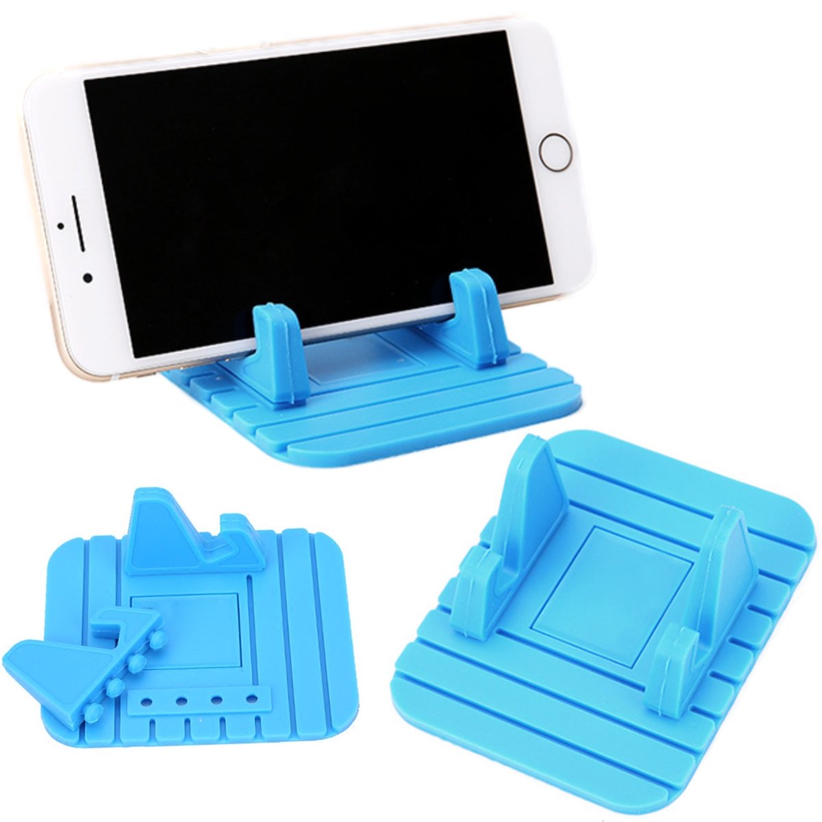 Uchwyt stojak samochodowy mata gumowa antypoślizgowa na telefon stabilny