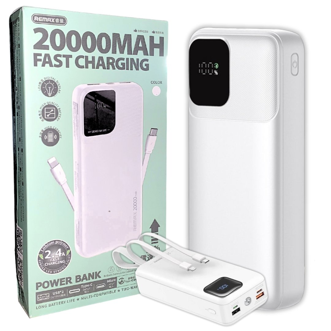 Powerbank Fast Charging 20000 mAh USB-C 2.4a Super Szybkie Ładowanie USB