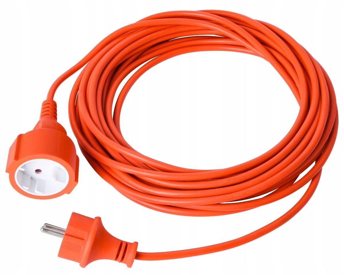 Przedłużacz Budowlany Kabel Ogrodowy Uniwersalny do Kosiarki Lampek 20m