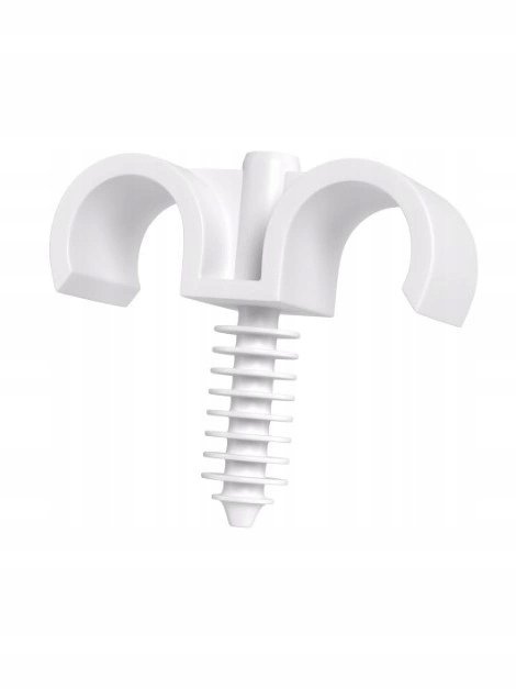 Uchwyt Podwójny RING BIS do Rury PCV PESCHEL Zestaw 50 sztuk Ø 22mm