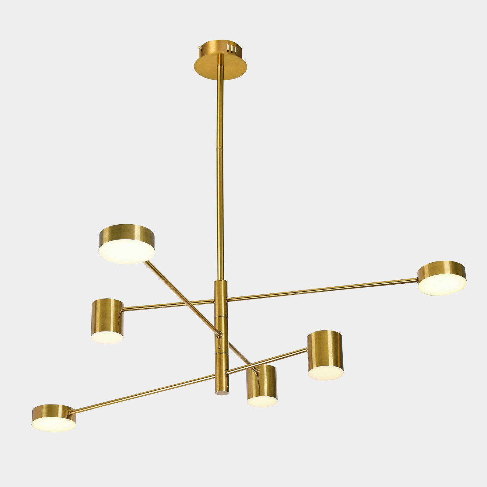 Lampa wisząca Remdal 16374 6 cop gd 3k 6xLED złoty