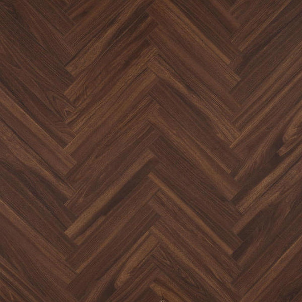 PANELE PODŁOGOWE WODOODPORNE JODEŁKA BERRY ALLOC WALNUT BROWN B CHATEAU 62002731 AC5 8mm 4v-fuga
