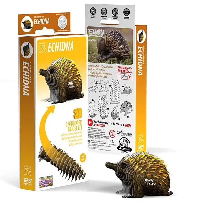 Kolczatka Eugy. Eko Układanka 3D - Eugy