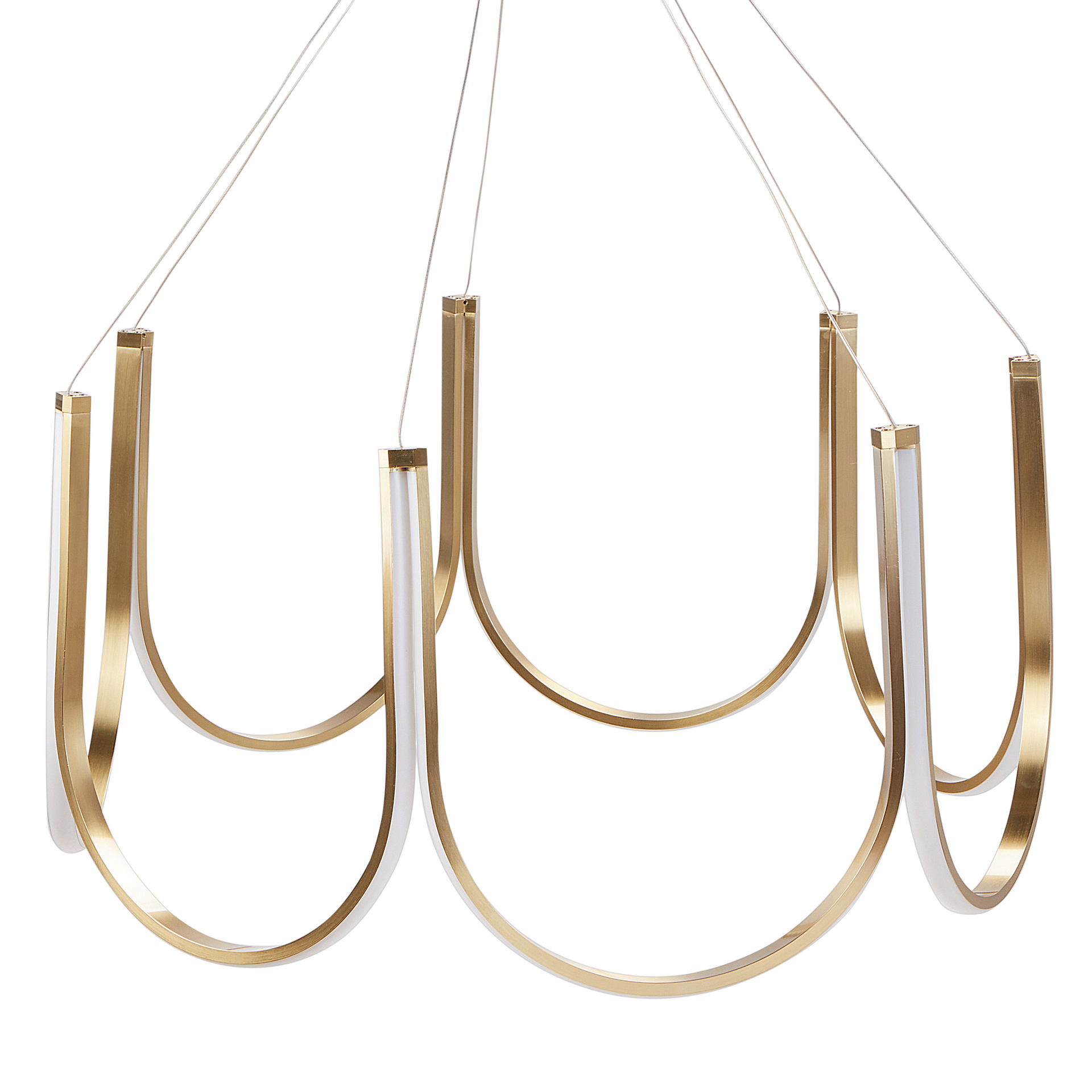 Żyrandol LED PERQUENO Metal Złoty