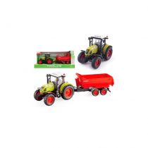 Traktor z przyczepą światło i dźwięk Lena