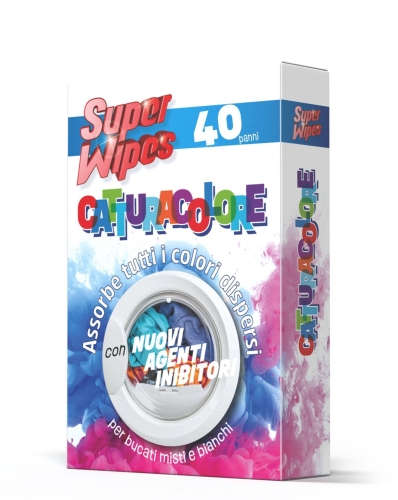 Super Wipes - chusteczki przeciw farbowaniu (40 szt.)