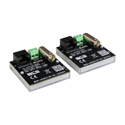 Zestaw konwerterów RJ45 na BNC BCS-XCOAX/IP-III