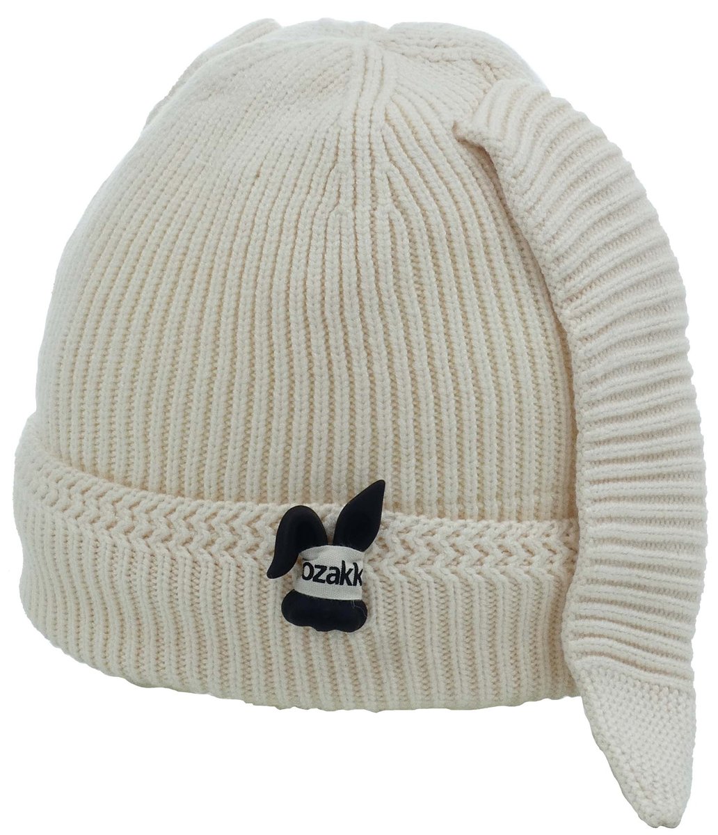 Czapka Zimowa Dla Dzieci Renifer z Uszkami, Czerwona