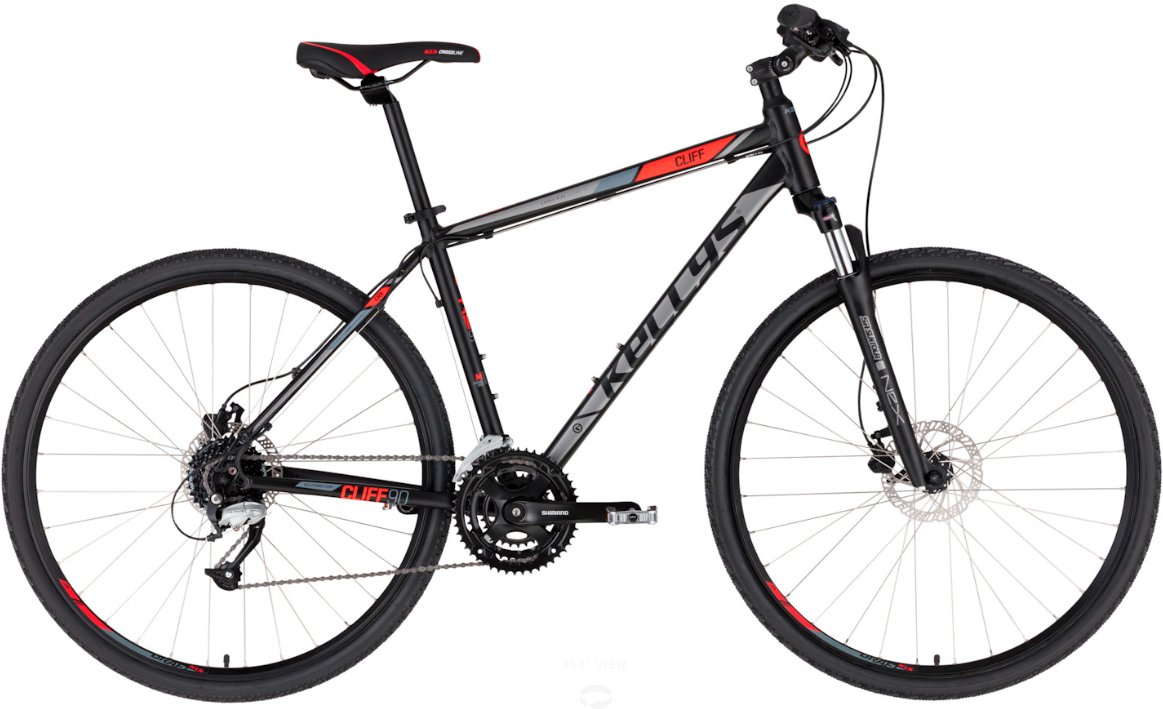 Rower crossowy męski Kellys Cliff 90 black red M