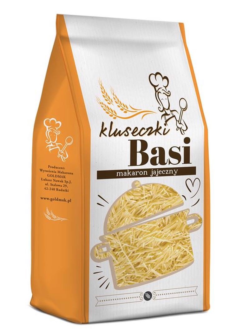 Goldmak Kluseczki Basi makaron jajeczny nitki 200g