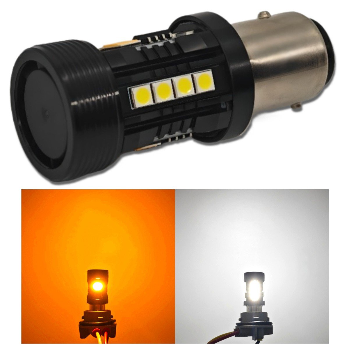 P21/5W LED żarówka 1157 12V bez błędu, dwa kolory 100% canbus