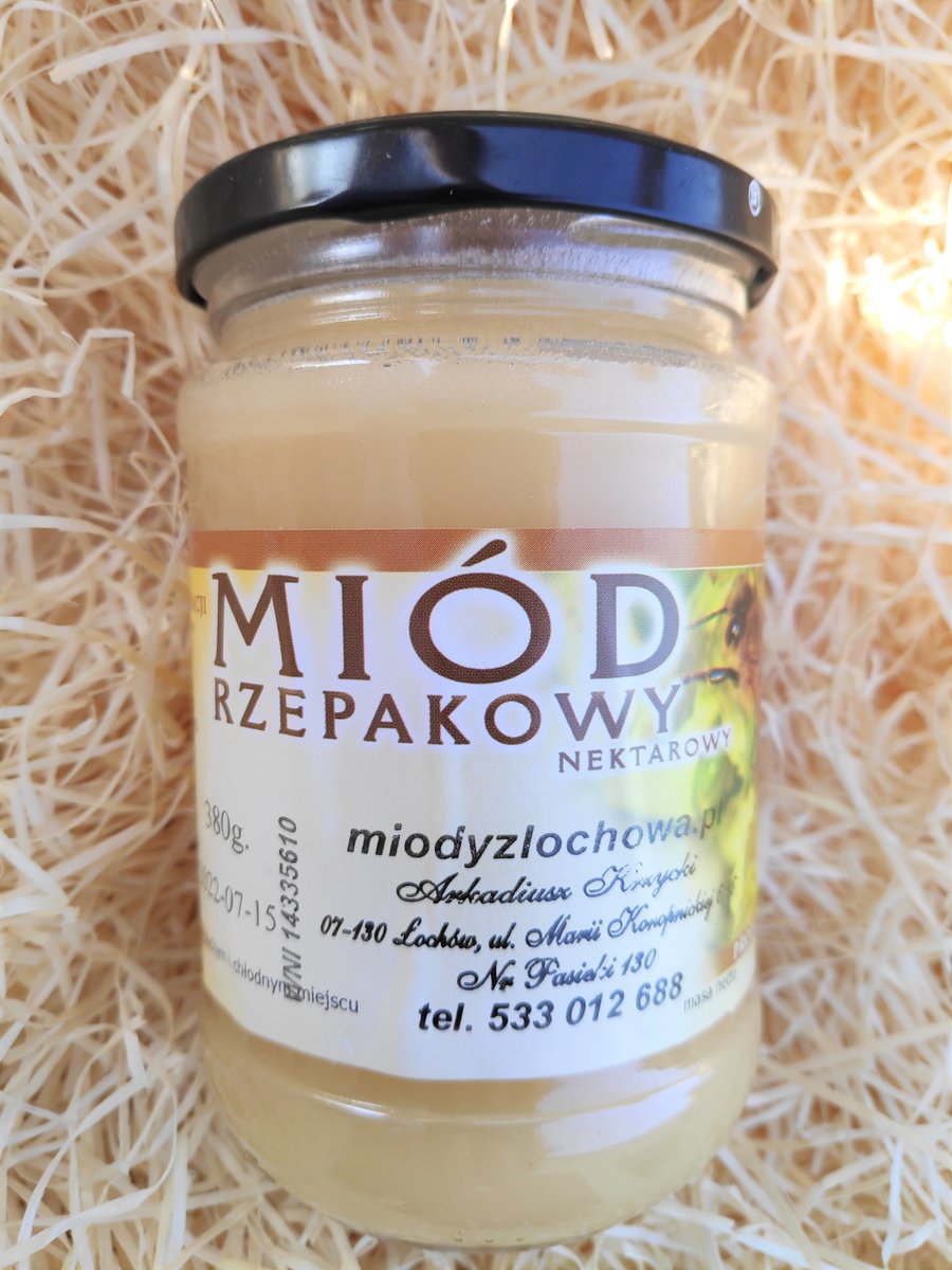 Miód rzepakowy 400g Miody z Łochowa