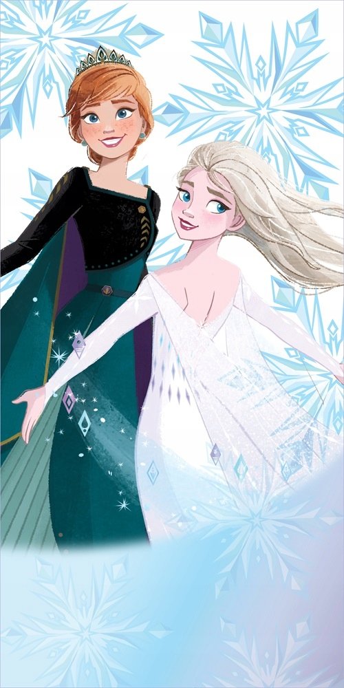 RĘCZNIK bawełniany FROZEN 70x140 cm Kraina lodu