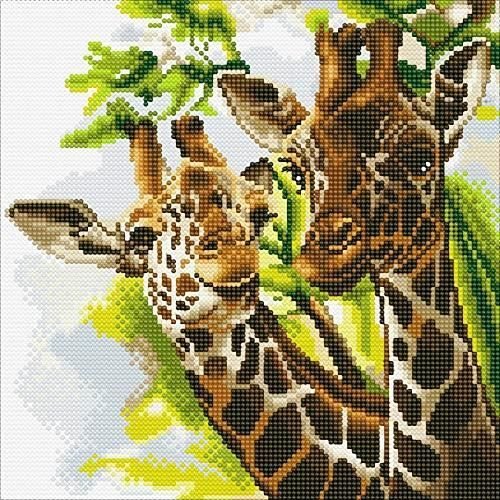 Craft Buddy Kryształowy zestaw artystyczny Żyrafy 30 x 30 cm, CAK-A86