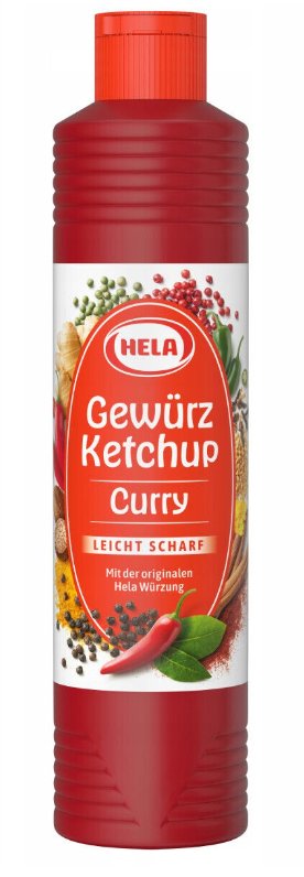 HELA GEWÜRZ KETCHUP sos  LEICHT SCHARF  800ml  lekko ostra