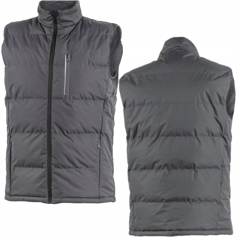Bezrękawnik Kamizelka Ocieplana Robocza Męska Grafitowa S 48 Hoegert