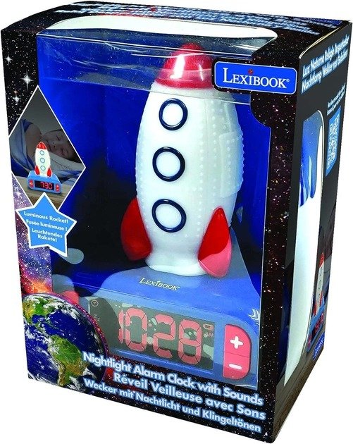 Lampka Nocna Budzik Cyfrowy Lexibook Rl800Spc