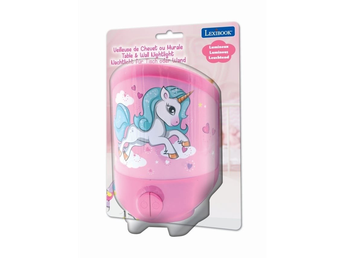 Lampka Nocna Ścienno Biurkowa W Jednorożce Lexibook Nlj20Uni