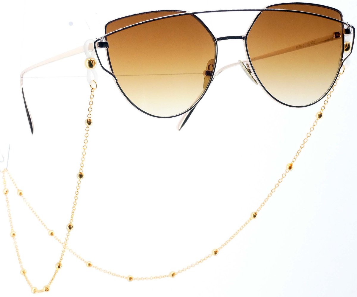 ŁAŃCUSZEK DO OKULARÓW ZAWIESZKA OZDOBA ZŁOTY