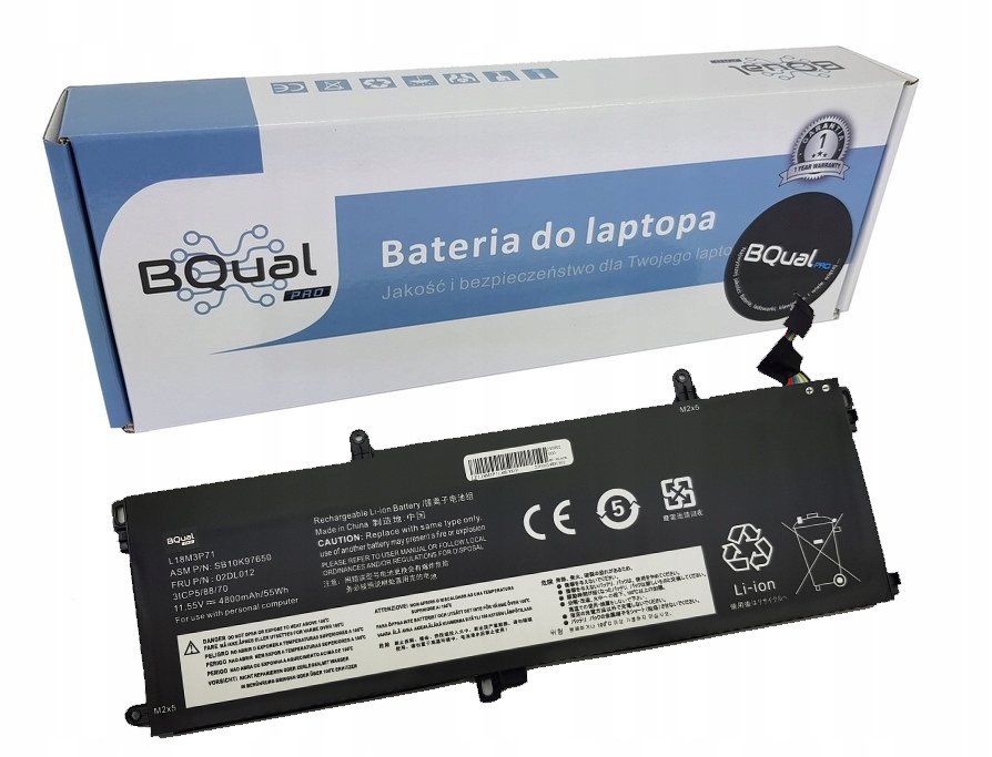 Bateria L18M3P71 L18M3P73 L18M3P74 do Lenovo ThinkPad P43s T14