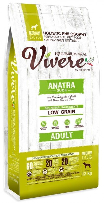 Vivere Dog Medium Adult Duck 3 kg