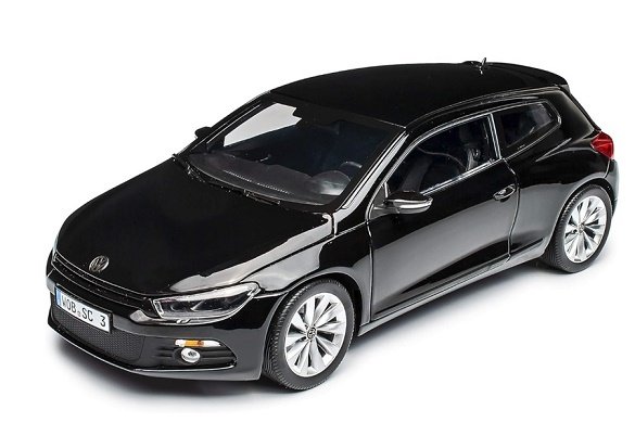 Norev Vw Scirocco Iii 2008 Black 1:18 188471
