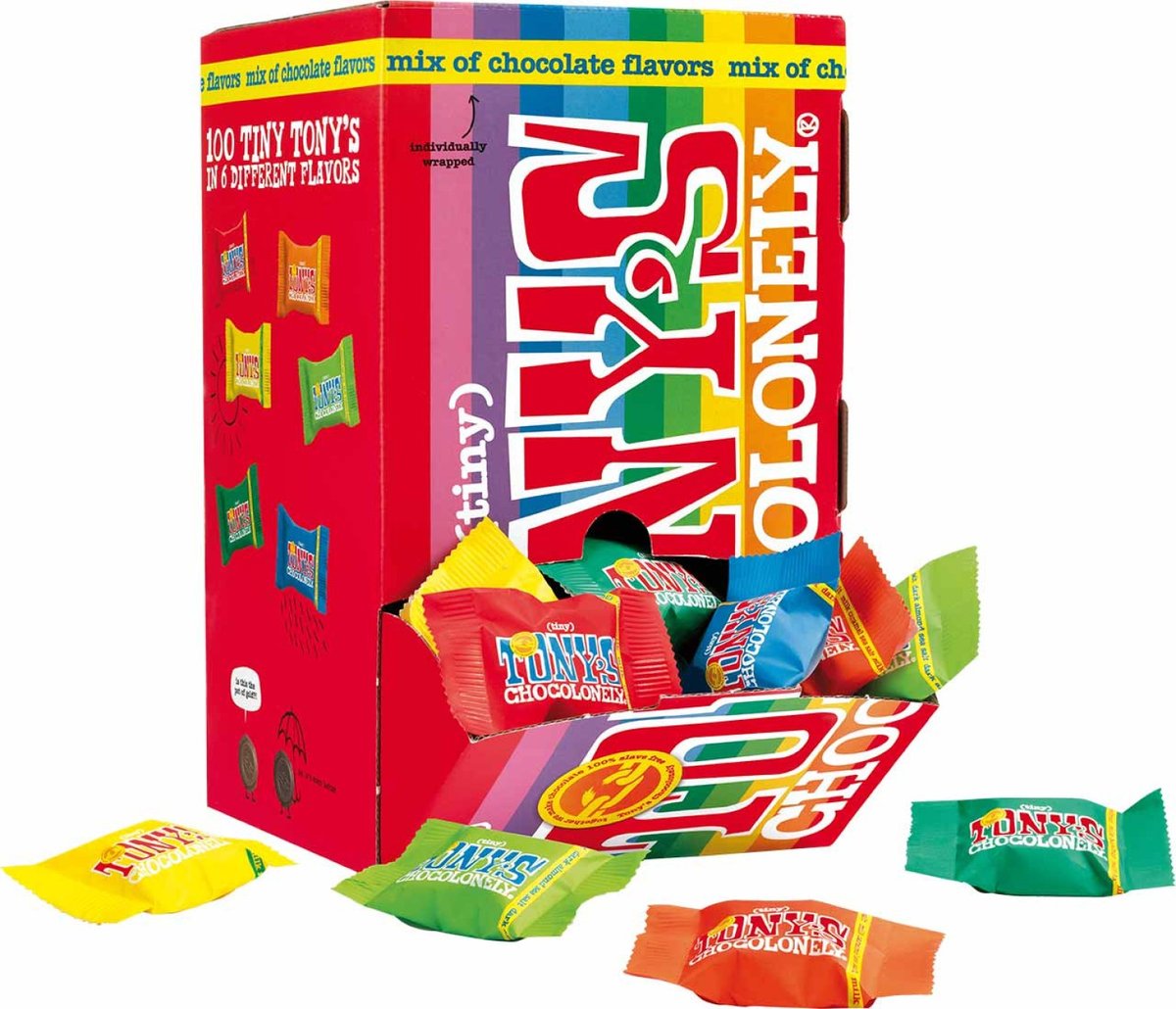 TONY'S Tiny rainbox mix czekoladek 100 szt czekolada 900g