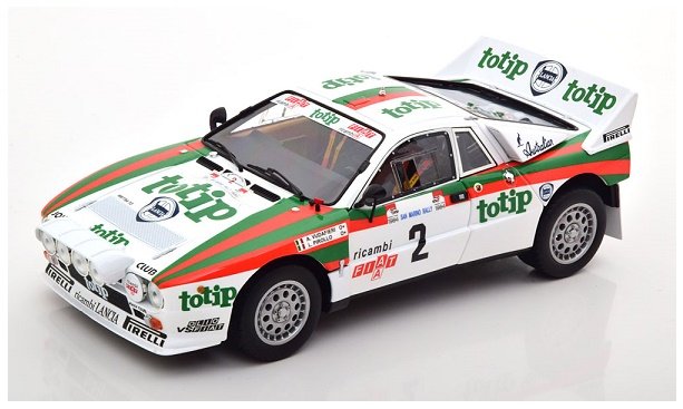 Kyosho Lancia Rally 037 #2 Winner Rallye San  1:18 08306F