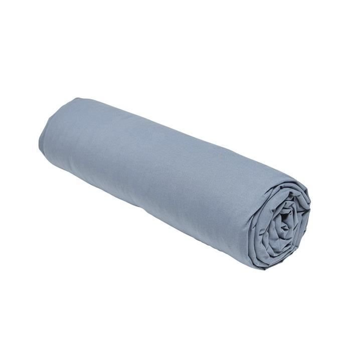 DZIŚ Prześcieradło Essential - 90 x 190 cm - 1 osoba - 100% bawełna gładka - Denim