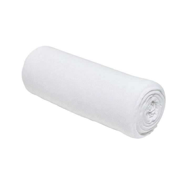 DZIŚ Prześcieradło Essential - 90 x 190+25 cm - 1 os. - 100% bawełna Jersey - Kreda