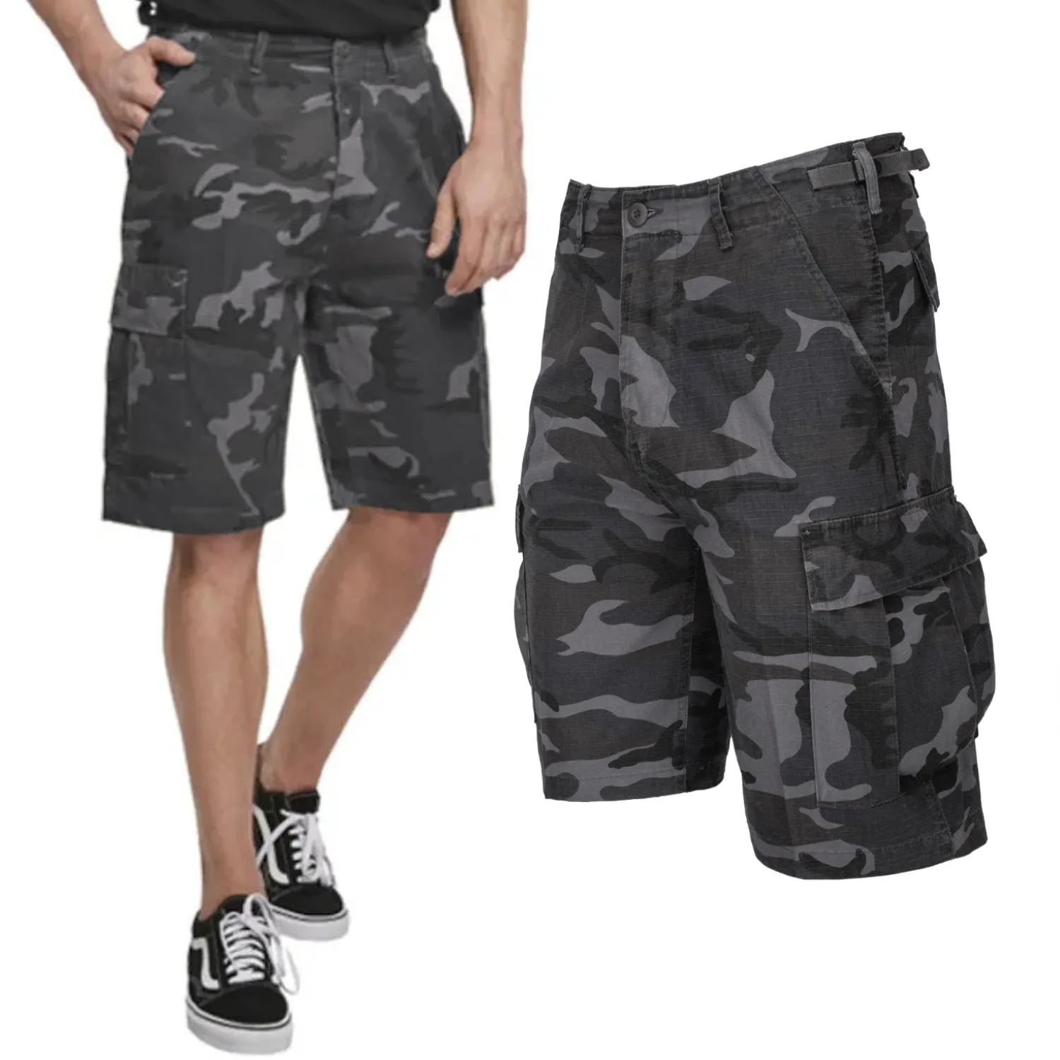 Spodnie Short BRANDIT BDU Ripstop Grey Camo