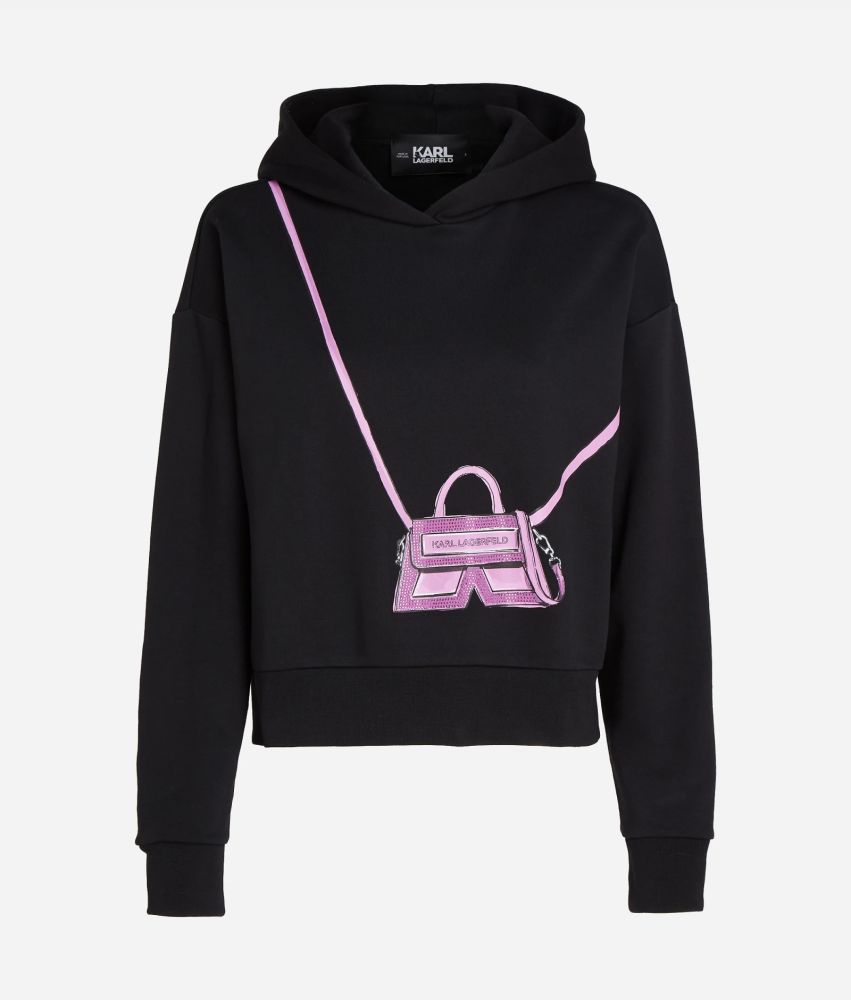 Damska bluza z kapturem Karl Lagerfeld - KARL LAGERFELD
