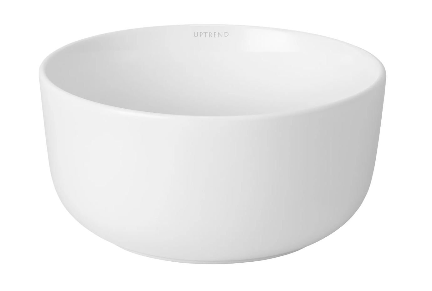 Umywalka nablatowa Uptrend Sofia 28 cm okrągła biały połysk UP4003-4