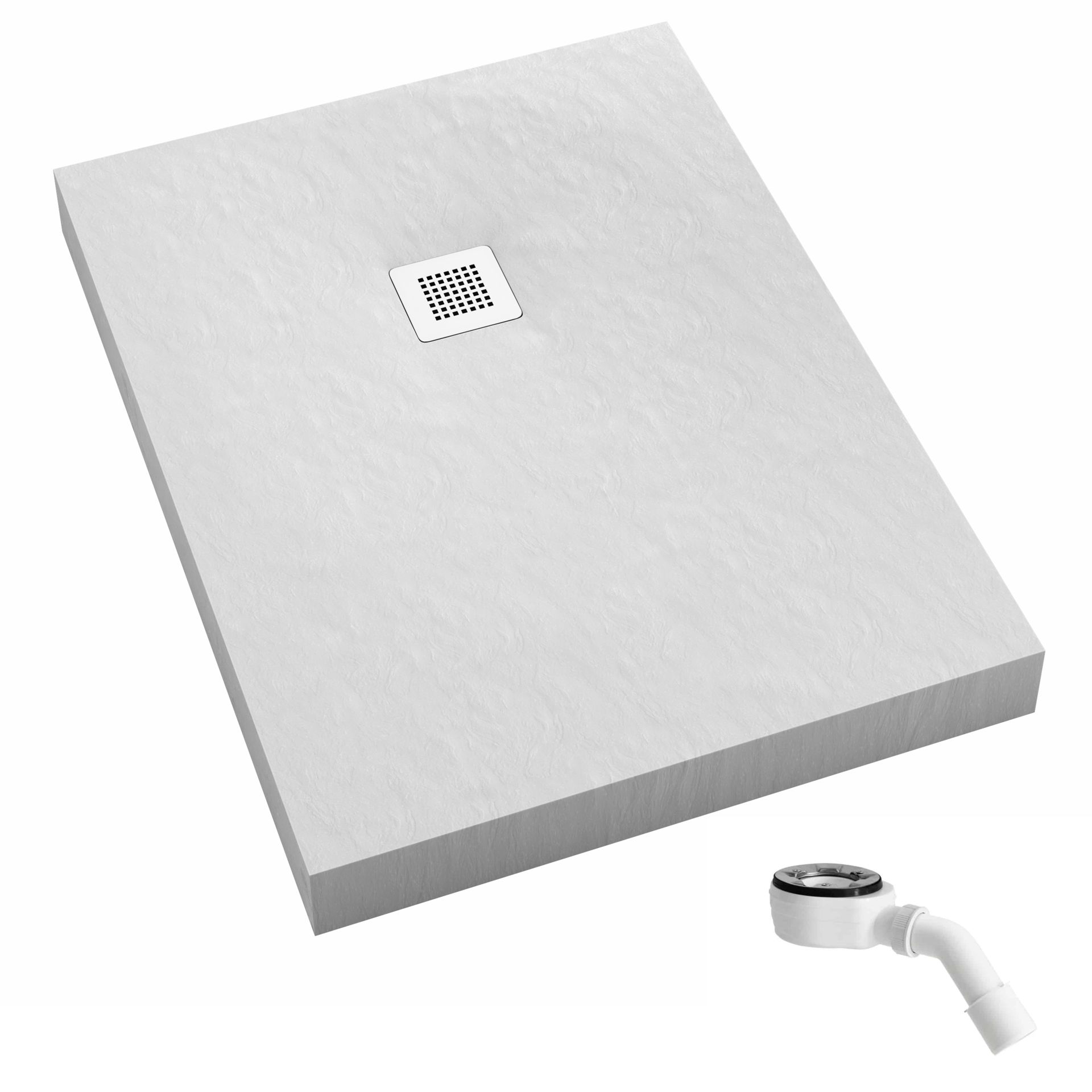 Brodzik prostokątny Schedpol New Horizons 80x170x12 Stabilsound Plus biały akryl 3.3313/B/ST-M2