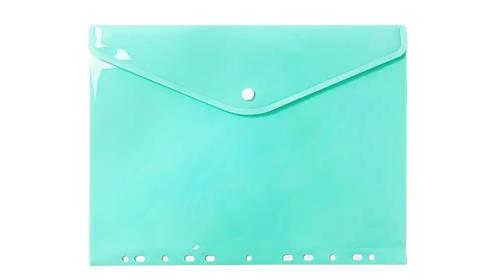 Teczka A4 kopertowa PP zawieszana pastel zielony - BIURFOL