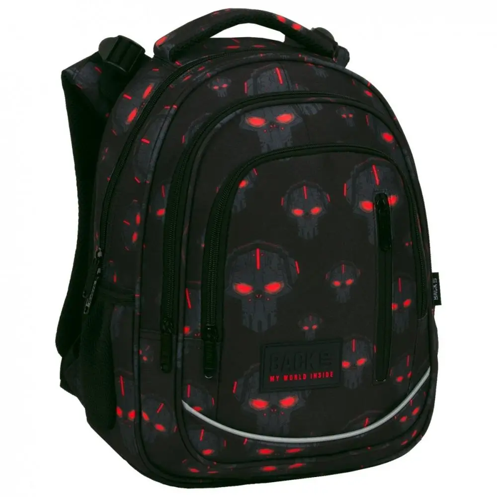 Plecak 3-komorowy Backup Roboty red PLB6R45 - DERFORM