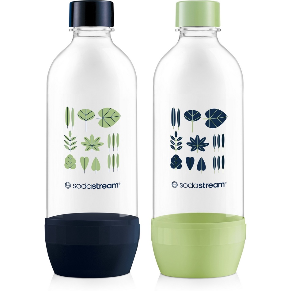 Sodastream Butelka Jet Green/Navy 2x 1 l, do  zmywarki