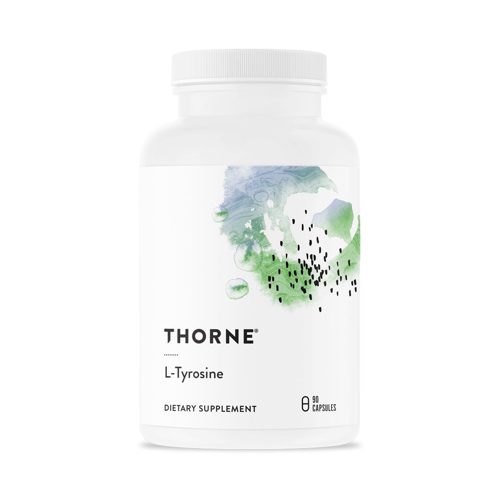 Thorne Research, L-Tyrosine - L-Tyrozyna, Suplement diety, 90 kaps.